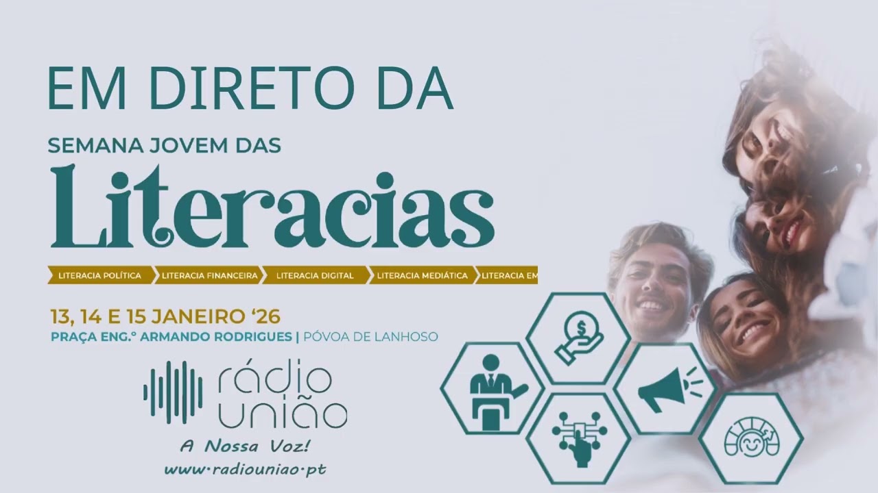 Rádio União Em direto da Sessão de Abertura da Semana Jovem das Literacias