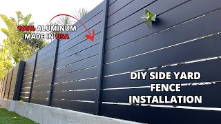 Aluminum Fence Installation Process in 2 Minutes. Los Angeles Style.