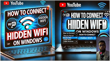 How to connect hidden wifi on windows | the cracker
