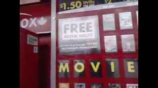 Redbox DVD Rental Movies Walmart Garrison Rd Thompson Rd Fort Erie Ontario Canada