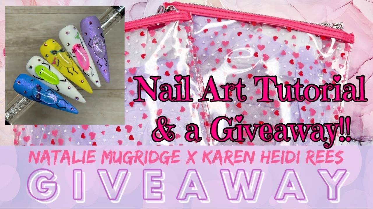 Party Bean Nail Art | Nail Sugar GIVEAWAY with Karen Heidi Rees ...