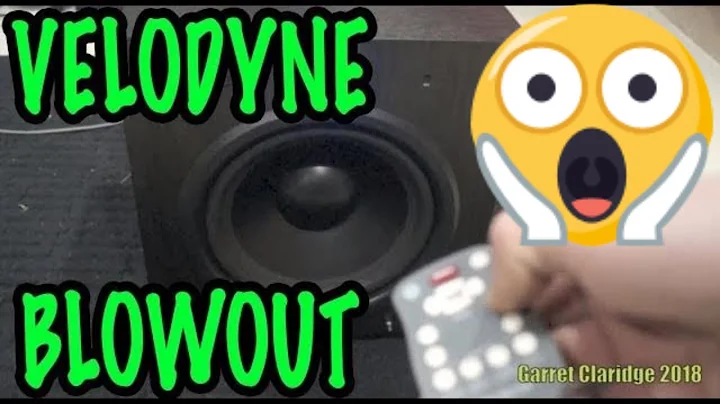 SPEAKER BLOWOUTS! - VELODYNE EQ-.MAX Subwoofer