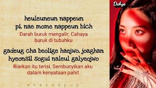 DaHye (다혜) - Bad Blood (나쁜 피) | Easy Lyrics/Sub Indo