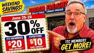 Harbor Freight Inside Track Club Weekend Deals | 30% OFF June 26-28
