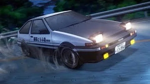 MAD 頭文字D AE86vsAE86 最終話 バトルシーン 