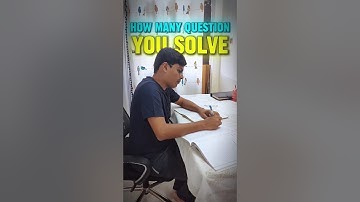 IIT JEE Top 50 Rankers Solve How Many Questions Per Day 🤔😱| IIT Motivation #shorts #esaral #iit #jee