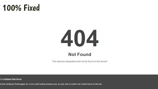 How To Fix 404 Error Not Found In Wordpress or PHP Script || 100% Fixed