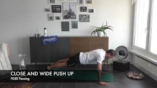 FDSS - CLOSE AND WIDE PUSH UP