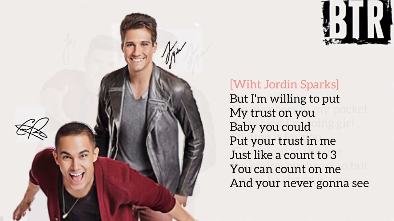 Big Time Rush Count On You (Ft. Jordin Sparks) (Lyrics) YouTube Big Time Rush Count On You (Ft. Jordin Sparks) (Lyrics) YouTube