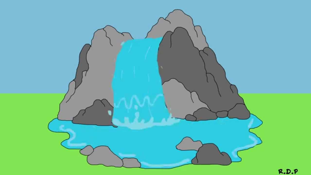 Flash Waterfall Animation - YouTube