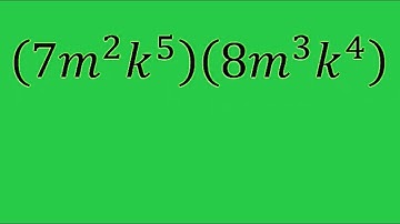 Multiplying Monomials