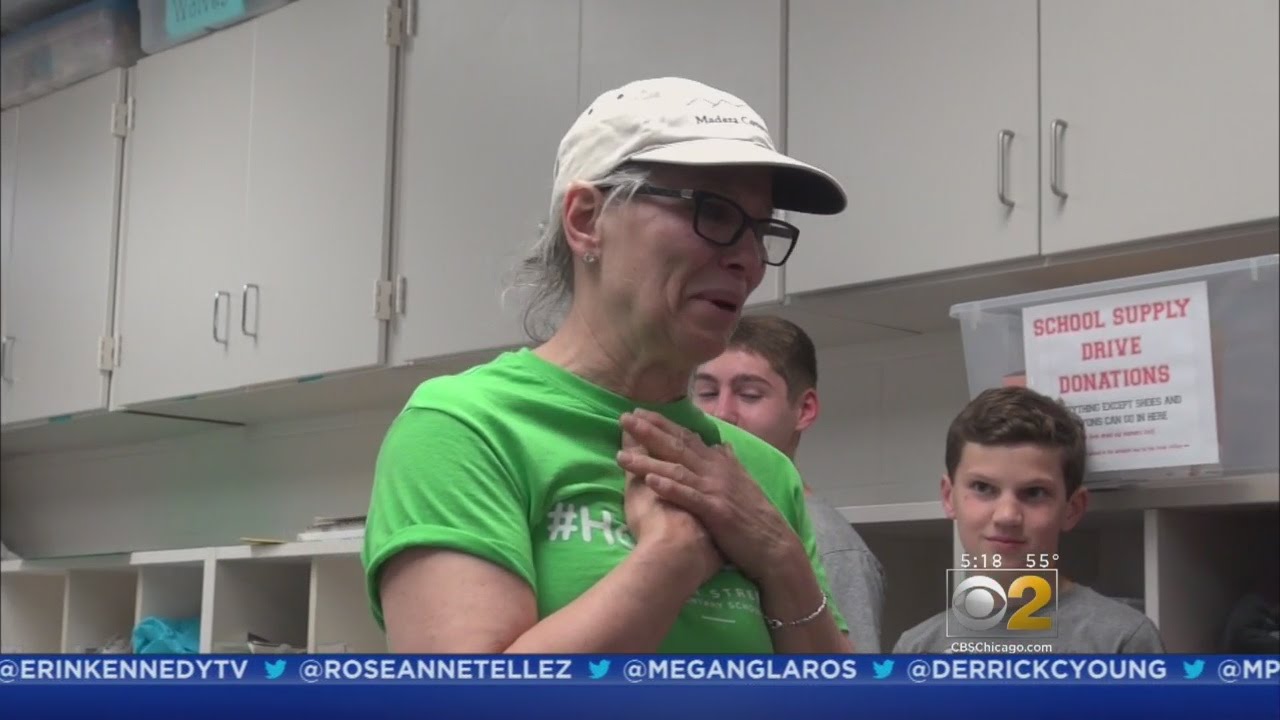 Current and Former Students Surprise Retiring Barrington Teacher