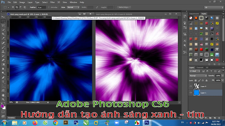 Lỗi không dùng được radial blur trong photoshop cs6 năm 2024