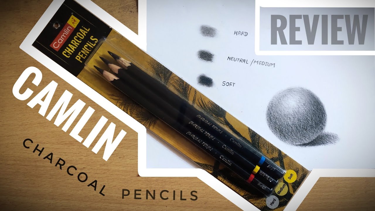 Best Charcoal pencils for Artists//Camlin, General, Derwent, Conte'Paris 