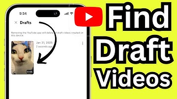 How To Find Draft Videos On YouTube (iOS & Android) in 2025