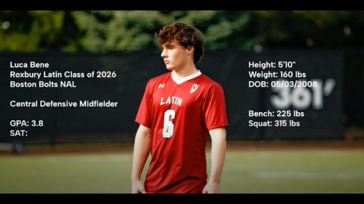 Luca Bene Junior Fall Roxbury Latin Highlights 2024-2025