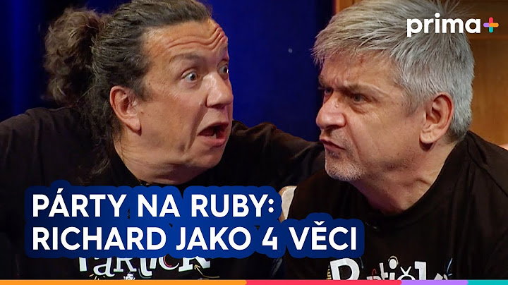 Partička: Párty: Richard jako kreditní karta, bufet, pátý kolo u vozu a knoflíková dírka