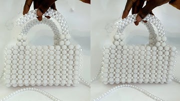 How to Make this Trendy Berry Beaded Bag // Easy Tutorial DIY