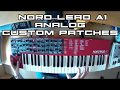 Nord Lead A1 Analog Custom Patches