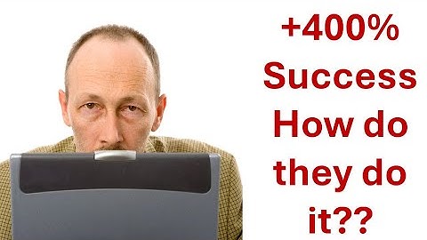 400 percent return. This video shows you how to find out how Successful Robot traders do it.