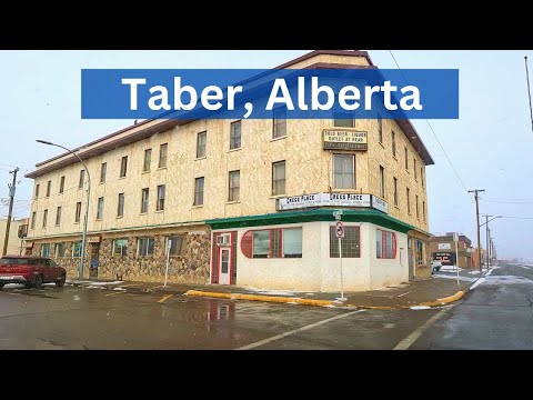 Taber, AB [4K] - Dashcam drive thru town