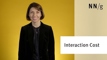 Why Interaction Cost Matters to UX