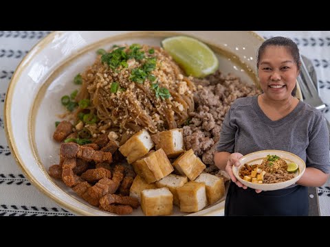 Thai Rice Noodle Recipe ( Mee Kluk) - Episode 283