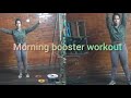 Morning booster workouthome workout fittonestrongshruthi bhaskaran