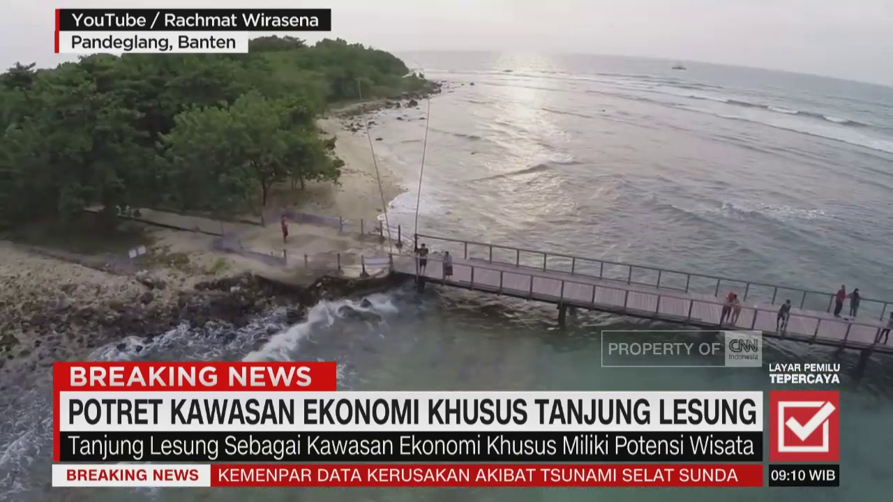 Tsunami Hancurkan Keindahan Carita Potret Tanjung Lesung Pasca