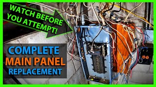 How To Replace a Main Panel or Sub Panel  Upgrading an Existing Electrical Service