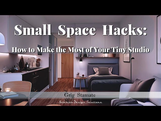 How to Make the Most of a Tiny Apartment