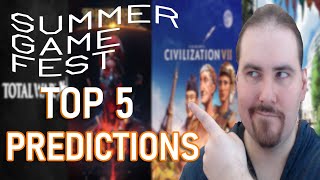 Top 5 Summer Games Fest Strategy Games | My Predictions | Total War Civilization 7 and more!