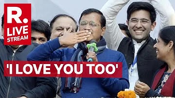Kejriwal Thanks Voters Of Delhi After AAP