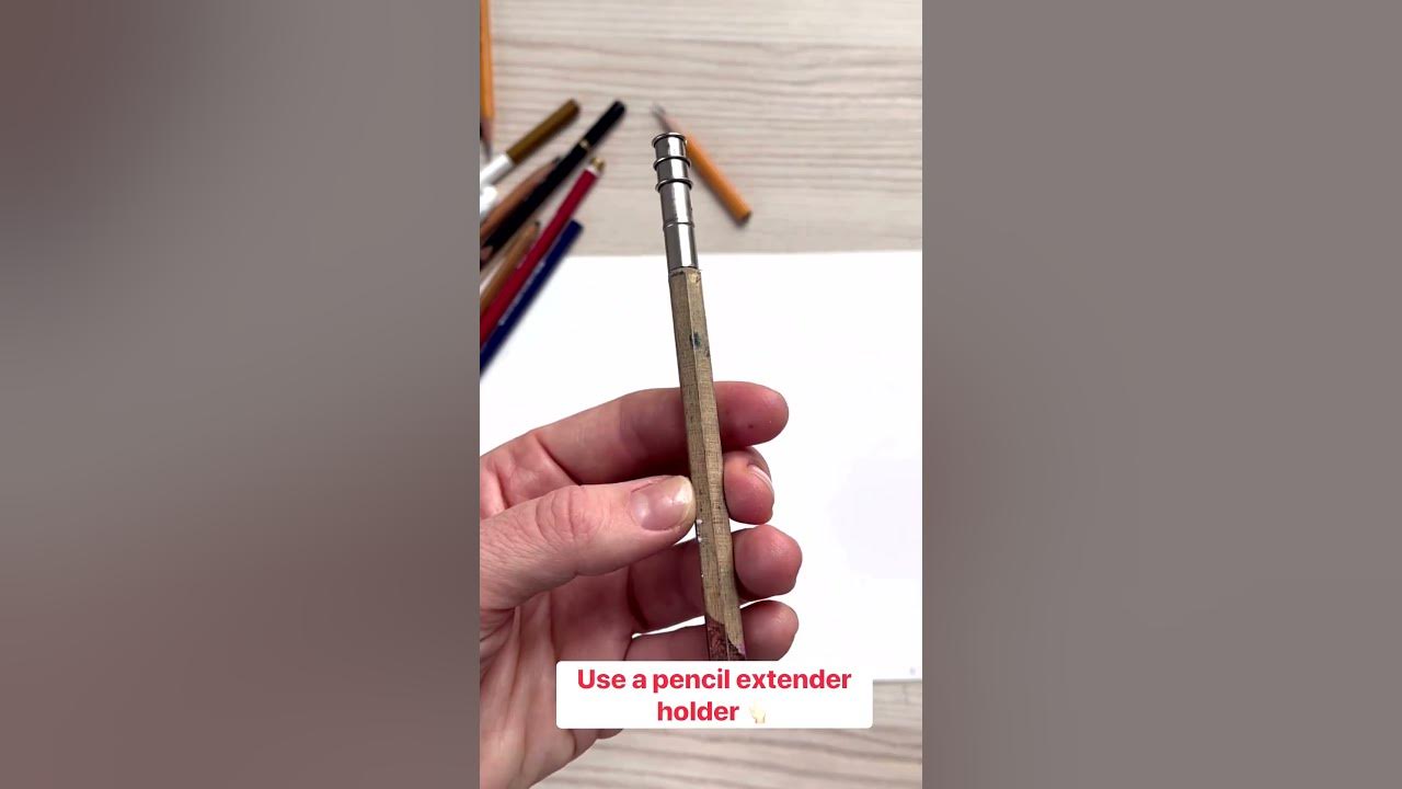 How to Extend Pencil's Life. Pencils Extender Holder. shortvideo 