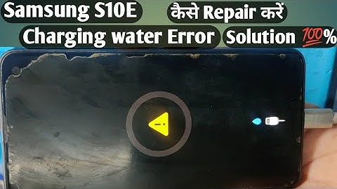 Samsung S10e note charging solution charging water error 💯% #repair