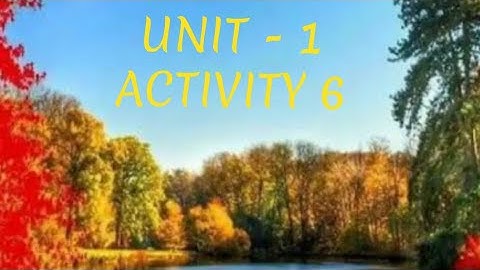 STD - 7 / UNIT - 1/ ACTIVITY 6- "FROM KEDEE TO ROAD VIA LAXMI"