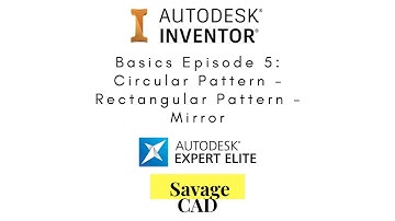 Inventor Basics: Episode 5