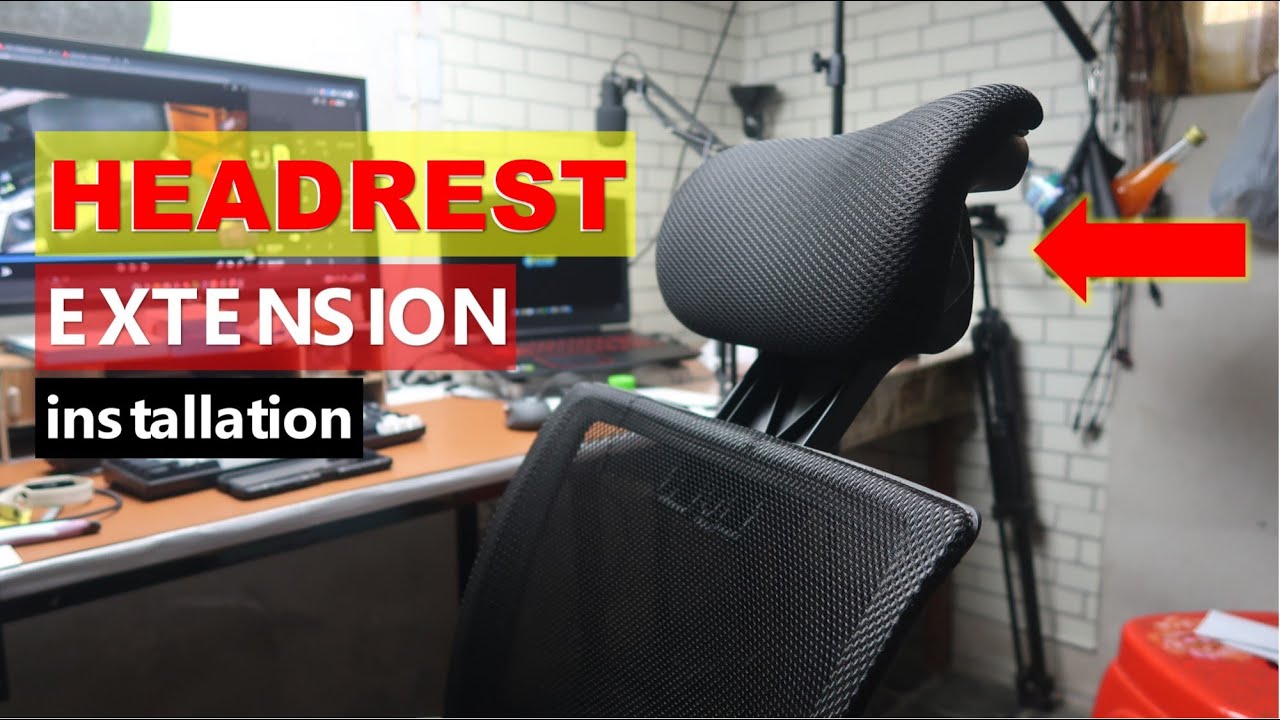 Pemasangan Headrest Tambahan (Headrest Extension) untuk Kursi Kerja