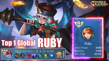 TOP GLOBAL RUBY is UNSTOPPABLE! 🔥 | Mobile Legends Insane Gameplay 2025