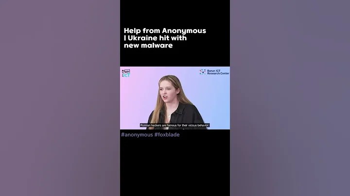 Help from Anonymous | Ukraine hit with new malware #Shorts