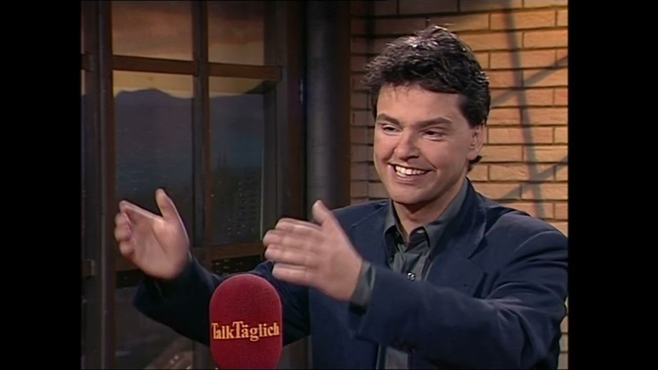 TalkTäglich, März 2000, mit Roger Schawinski. Matthias Ackeret errät Daten aus der Vergangenheit.