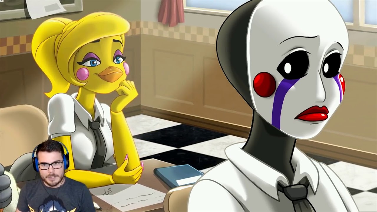 Bonnet, except she's actually Yandere Toy Chica from the UCN anime  cutscenes. : r/fivenightsatfreddys