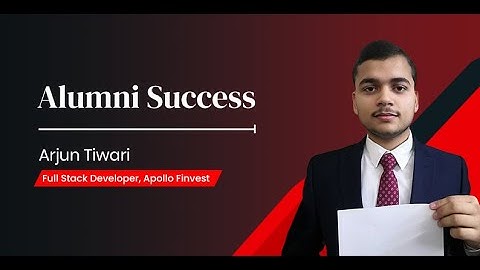 Multiple rejections did not stop him from becoming a Developer | Arjun’s Journey at Masai School