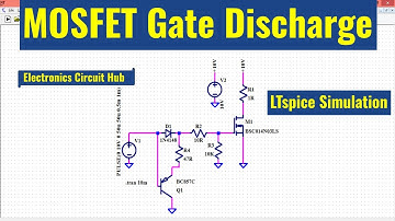 LTSpice MOSFET Gate (Qg) Discharge | Simulation