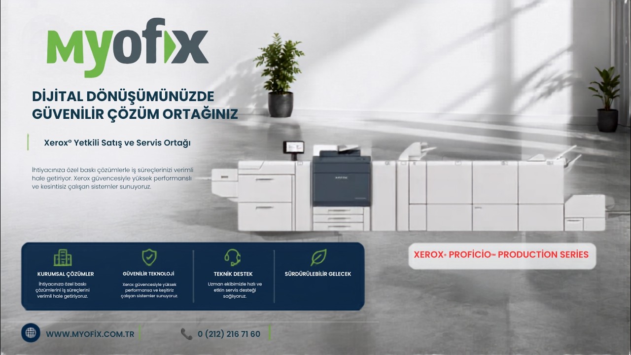 Xerox Proficio Serisi: PX300 ve PX500 Üretim Baskıda Yeni Dönem