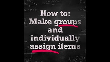 Schoology Tutorial: Groups and Individually Assign
