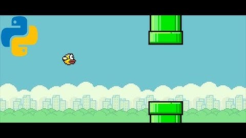 SIMPLE FLAPPY BIRD GAME IN PYTHON WITH SOURCE CODE