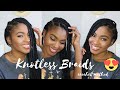 EASY KNOTLESS BRAIDS || Crochet Method || Beginner Friendly || LivinFearless