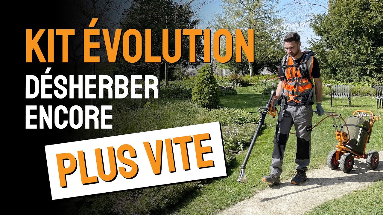 Kit évolution : désherber encore PLUS VITE avec le RIPAGREEN !