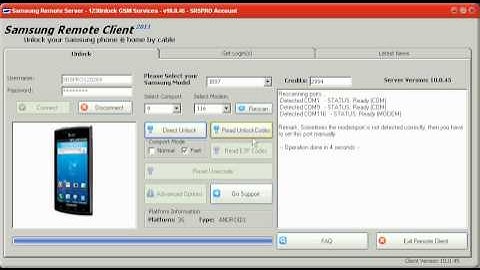 SRS: Read unlockcodes Samsung I897 Captivate